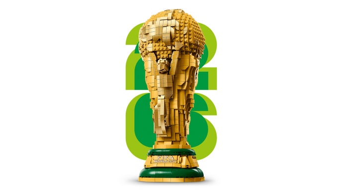 LEGO lança réplica oficial do Troféu do Campeonato do Mundo FIFA 2026