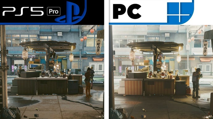 PS5 Pro vs PC em Cyberpunk 2077: Consola da Sony bate RTX 5060 Ti num novo teste