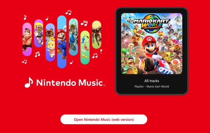 Nintendo Music recebe a OST de Mario Kart World e web player